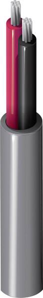 Belden 8442 060U500 Lautsprecherkabel 2 x 0.35 mm² Chrom Meterware