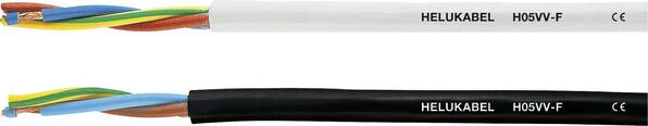 Helukabel H05VV-F Schlauchleitung 3 G 0.75 mm² Schwarz 29452 100 m