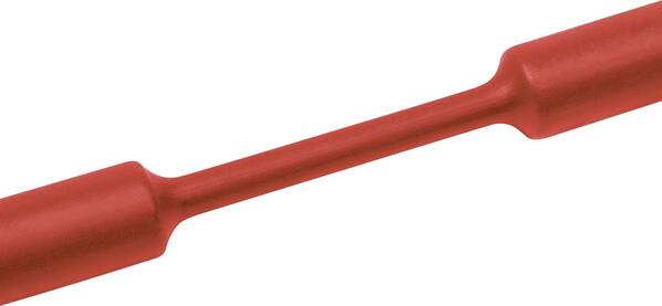 HellermannTyton 333-32402 Schrumpfschlauch ohne Kleber Rot 24 mm 8 mm Schrumpfrate:3:1 Meterware