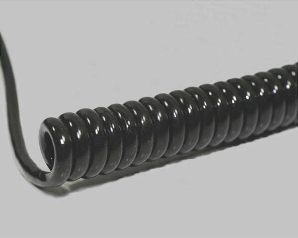 BKL Electronic 1506307 Spiralkabel Li12YD11Y 800 mm / 3200 mm 6 x 0.50 mm² Schwarz 1 St.