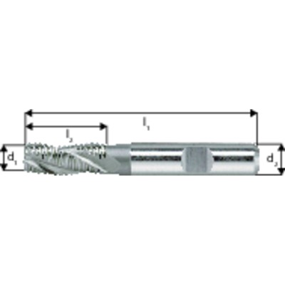 forum® - Schruppfräser DIN 844K HSSE ø20,0mm NR Z3