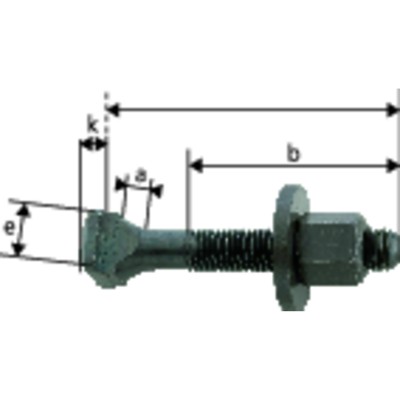 FORMAT - Schraube für T-Nuten DIN 787 M20x22x125mm komplett