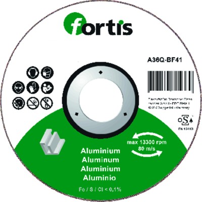 FORTIS - Trennscheibe für ALU-NE 180x1,6mm gerade