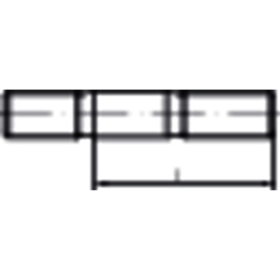 NOBRAND - Stiftschraube Einschraubende ≈ 2d DIN 835 Edelstahl A4 M12 x 30mm