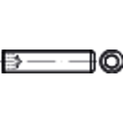 NOBRAND - Gewindestift mit ISK + Kegelkuppe DIN 913 Stahl 45 H verzinkt M20 x 2,5 x 80mm