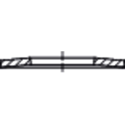 NOBRAND - Tellerfedern, DIN 2093 Federstahl 125 x 71 x 8mm