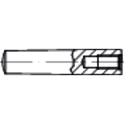NOBRAND - Kegelstift mit Innengewinde DIN 7978 Form A Stahl 9S20K blank ø20 x 100mm