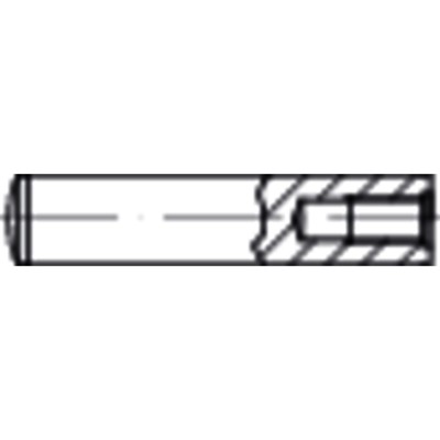 NOBRAND - Zylinderstift mit Innengewinde DIN 7979 Stahl-gehärtet blank D 4 x 14mm