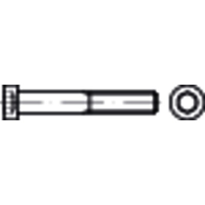 NOBRAND - Zylinderschraube mit niedrigem Kopf DIN 7984 Stahl 10.9 M8 x 25mm