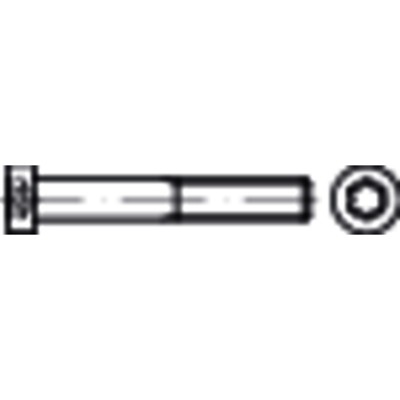 NOBRAND - Zylinderschraube mit niedrigem Kopf DIN 7984 Stahl 8.8 ISR verzinkt M5 x 10mm