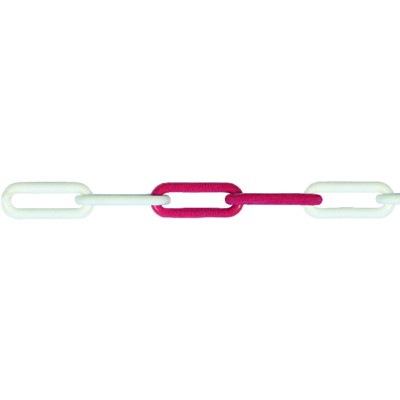 PÖSAMO - Kunststoffkette8mm Rolle 25m (250x200)weiß