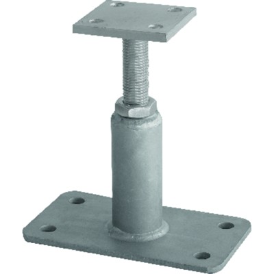 GH® Baubeschläge - Stützenfuß Typ PR höhenverstellbar 80x80x8,0mm