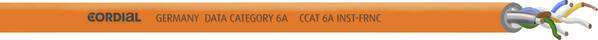 Cordial CCAT 6A INST-ORANGE 100 FRNC Netzwerkkabel CAT 6a U/FTP 8 x 0.26 mm² Orange Meterware