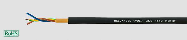 Helukabel 32024 Erdkabel NYY-J 3 G 2.5 mm² Schwarz 50 m