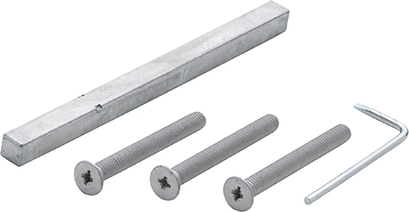 HOPPE® Befestigungsset für Schutz-Türgriffgarnituren ES1/ES2 (Griff/Griff), VK 8 mm, 3689181