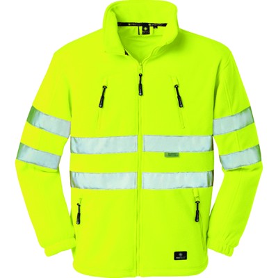 4Protect® - Warnschutz-Fleecejacke SEATTLE 3465, warngelb, Größe M