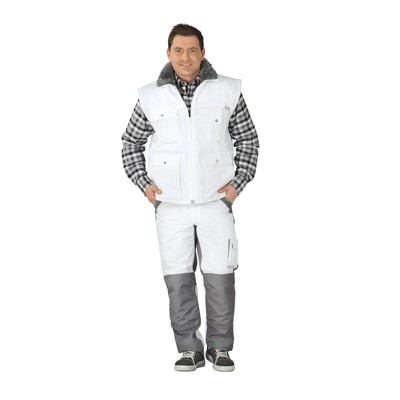 Planam - Winter Gletscher Piloten Weste weiß, Größe XXXL