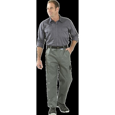 Planam - Bundhose 1214 grau/schwarz, Größe 52