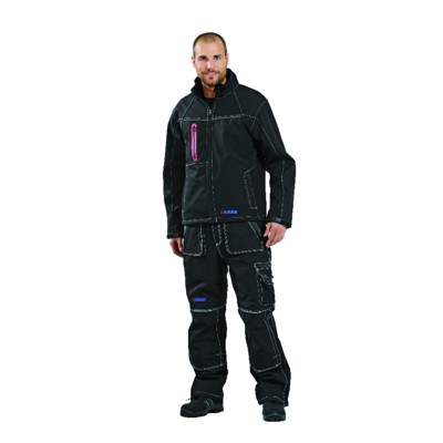 Planam - Wetter- und Kälteschutz-Softshelljacke Basalt 3380 schwarz, Größe M