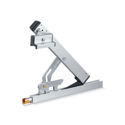 GEZE - OL-Schere, mit Standard-Flügelbock, OL 90N, Aluminium,RAL 9016 lackiert