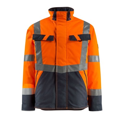 MASCOT® - Pilotjacke Penrith 15935-126-14010, hi-vis orange/schwarzblau, Größe 4XL