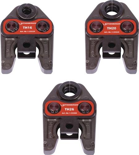 ROTHENBERGER Pressbackenset 32 kN NW 16-20-26mm Typ TH ROTHENBERGER