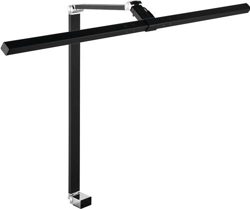 Nordwest Schreibtischleuchte Alu/KU schwarz H.720mm m.Tischklemme m.LED