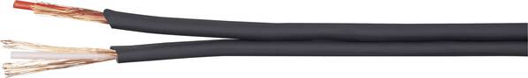 BKL Electronic 1106001 Audiokabel 2 x 0.14 mm² Schwarz Meterware