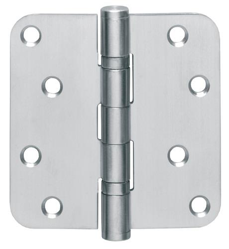 Nordwest Kugellagertürscharnier VA rd 76x76mm DIN L/R ma ausziehb.Stift INTERSTEEL