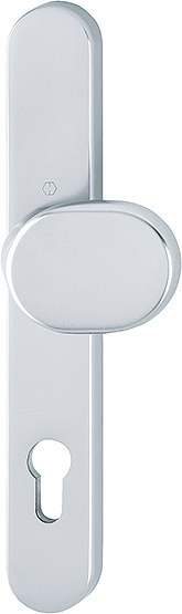 HOPPE® Knopf auf Langschild 86G/3357N, Aluminium, 3617655
