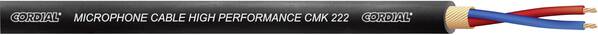 Cordial CMK 222 BLACK 100 Mikrofonkabel 2 x 0.22 mm² Schwarz Meterware