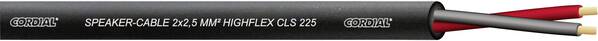 Cordial CLS 225 Black 100-BK Lautsprecherkabel 2 x 2.5 mm² Schwarz Meterware