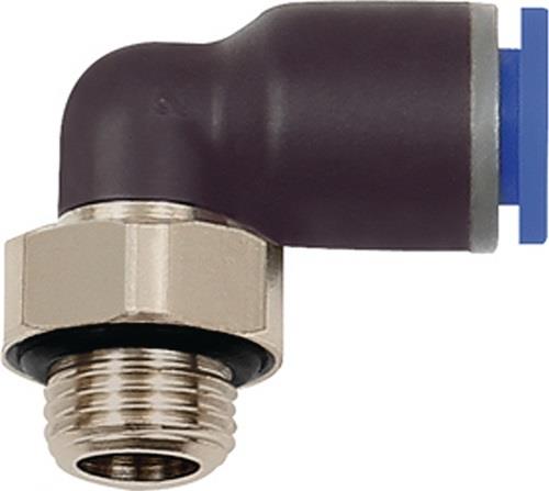 RIEGLER L-Steckverschraubung Bl.Ser.AG G 1/8 Zoll SW 10mm m.O-Ring,drehb.zyl.6mm RIEGLER