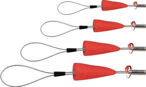 RUNPOTEC Kabelziehschlaufe RUNPOFIX 4-tlg.m.Schutzkappe u.Gew.RTG D.6mm 4er Set RUNPOTEC