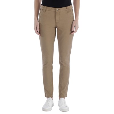 carhartt® - Slim-Fit Damenhose SLIM-FIT CRAWFORD PANT, yukon, Größe W14/REG