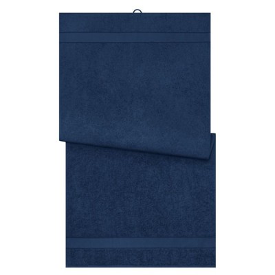James & Nicholson - Bio Badetuch 70 x 140cm MB443, navy-blau