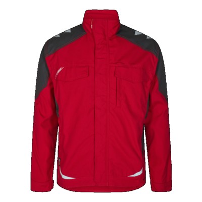 Engel - Galaxy Arbeitsjacke 1810-254, Tomato Red/Anthrazitgrau, Größe 3XL