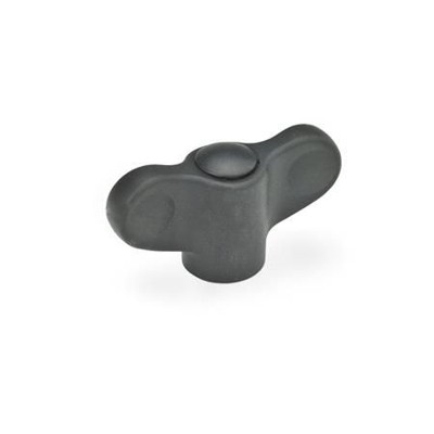 Ganter Norm® - 640-32-M4-E Flügelmuttern, Kleine Bauform, Kunststoff