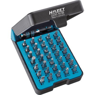 HAZET - „BitE“-Box - Schraubendreher-Einsatz (Bit)-Satz 2240N/36, 36-teilig