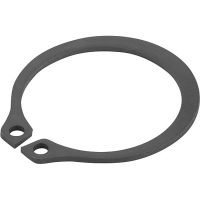 KIPP - SICHERUNGSRING FÜR WELLEN DIN471, D1=12 STAHL PHOSPHATIERT
