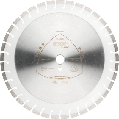 KLINGSPOR - Diamanttrennscheibe DT 600 U, 350 x 3 x 20mm 37 Segmente 24 x 3 x 10mm
