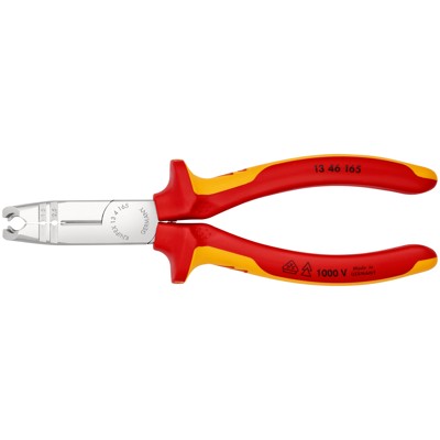 KNIPEX® - Abmantelungszange 13 46 165 verchromt Mehrkomponenten VDE 165mm