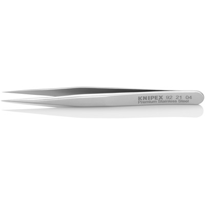 KNIPEX® - 92 21 04 Mini-Präzisionspinzette Glatt 90mm