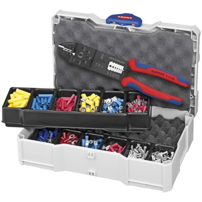 KNIPEX® - Crimp-Sortiment 97 90 25 301-teilig Kunststoffbox