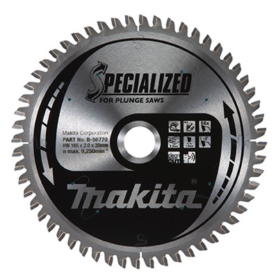 Makita® - Specialized Sägeblatt ø165 x 20 x 56Z B-56770