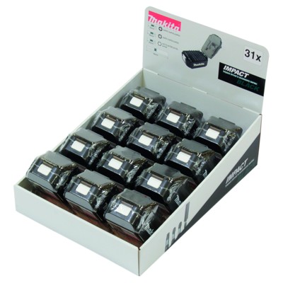 Makita® - Display 12x Impact Black Bit-Set 31-teilig E-03090