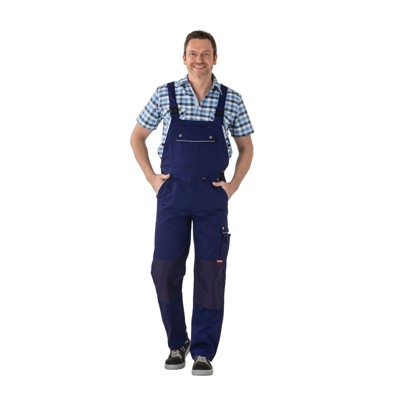 Planam - Latzhose 2138 marine/marine, Größe 28