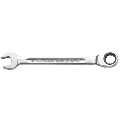 STAHLWILLE® - Ratschen-Ringmaulschlüssel OPEN-RATCH SW.8mm L.144mm
