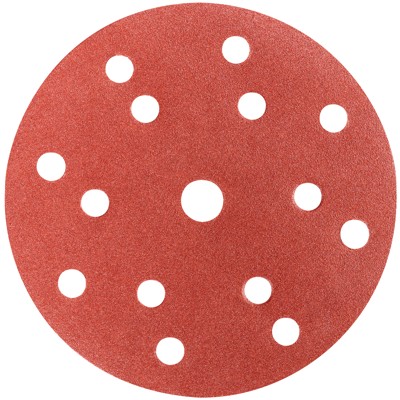 metabo® - 50 Haftschleifblätter 150mm, P180, Holz + Metall, "multi-hole" (626679000)