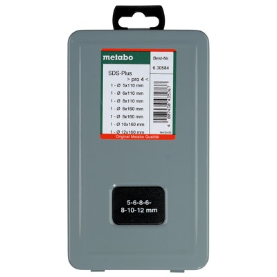 metabo® - SDS-plus Pro4 (2C) Bohrersatz, 7tlg. (630584000)
